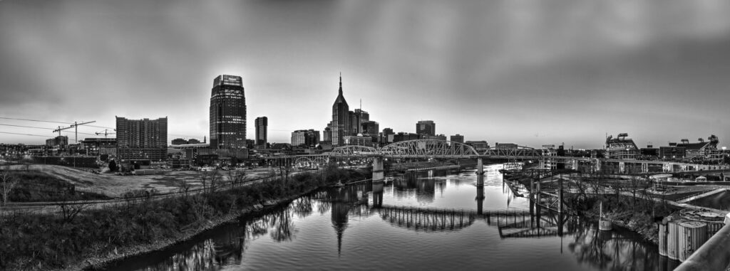 Nashville skyline. Photo by Jason Mrachina.