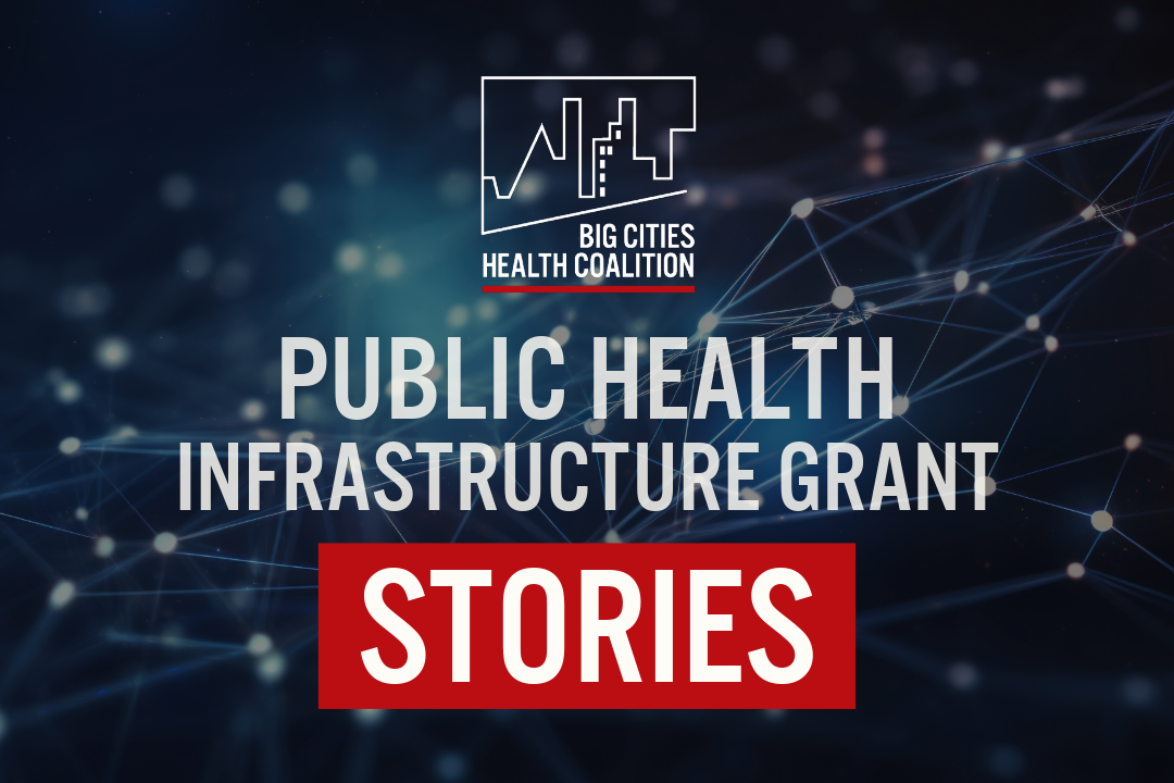 Graphic that reads Public Health Infrastructure Grant stories